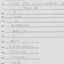 Eastern questionnaire, answ...