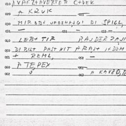 Eastern questionnaire, answ...