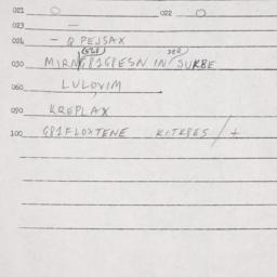 Eastern questionnaire, answ...