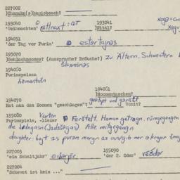 Western questionnaire, answ...
