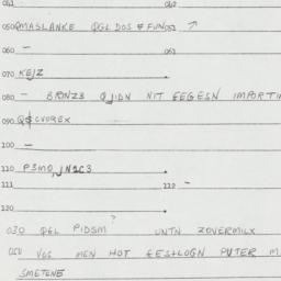 Eastern questionnaire, answ...