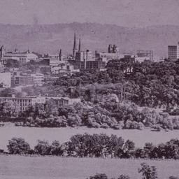 Aerial view, river. Histori...
