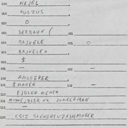 Eastern questionnaire, answ...