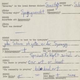 Western questionnaire, answ...