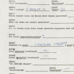 Western questionnaire, answ...