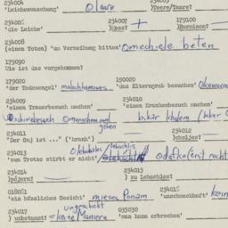 Western questionnaire, answ...