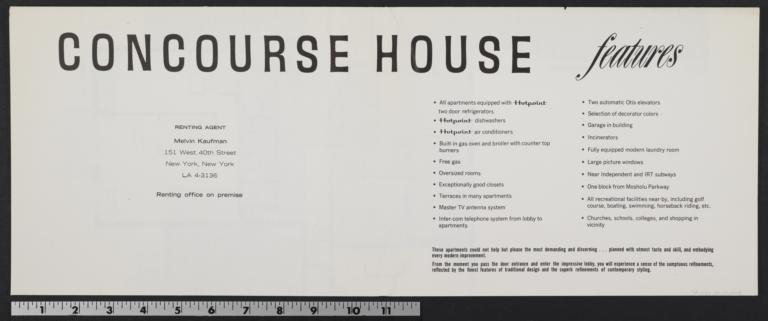 Concourse House, 3201 Grand Concourse - The New York real estate