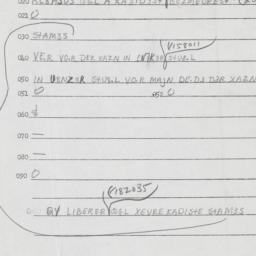Eastern questionnaire, answ...