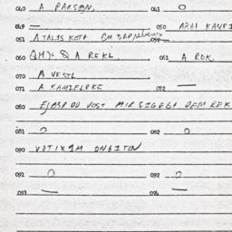 Eastern questionnaire, answ...