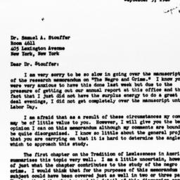 Letter from Ronald H. Beatt...