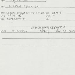 Eastern questionnaire, answ...