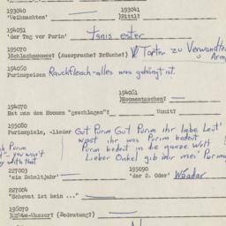Western questionnaire, answ...