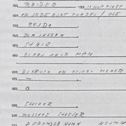 Eastern questionnaire, answ...