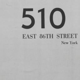 510 E. 86 Street