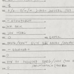 Eastern questionnaire, answ...
