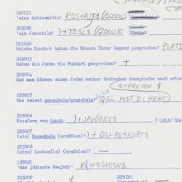 Western questionnaire, answ...