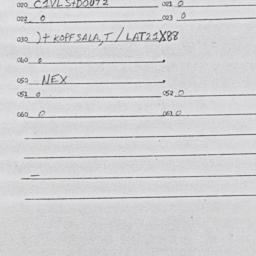 Eastern questionnaire, answ...