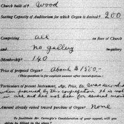 Carnegie Church Organs, Ben...