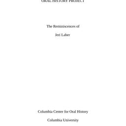 Oral history interview with...