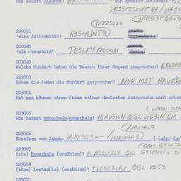 Western questionnaire, answ...