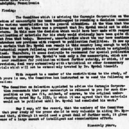 Letter from Samuel A. Stouf...