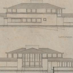 Working drawing #4: East, w...