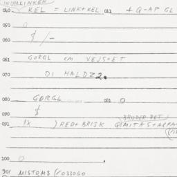 Eastern questionnaire, answ...