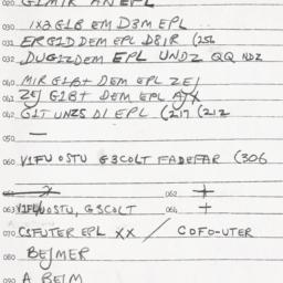 Eastern questionnaire, answ...