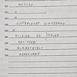Eastern questionnaire, answ...