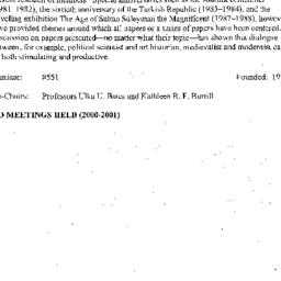 Schedules, Ottoman & Tu...