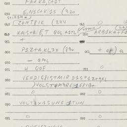 Eastern questionnaire, answ...