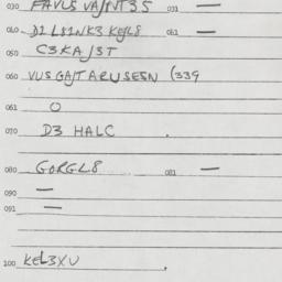 Eastern questionnaire, answ...