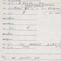 Eastern questionnaire, answ...