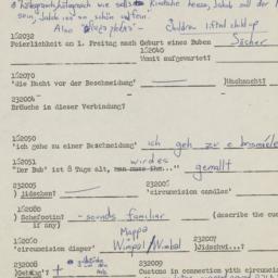 Western questionnaire, answ...
