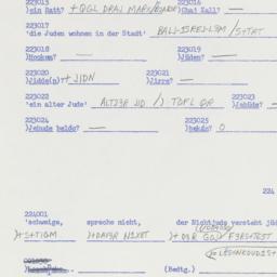 Western questionnaire, answ...