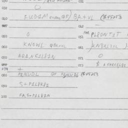 Eastern questionnaire, answ...