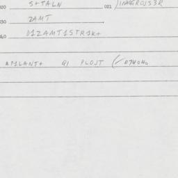 Eastern questionnaire, answ...