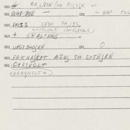 Eastern questionnaire, answ...