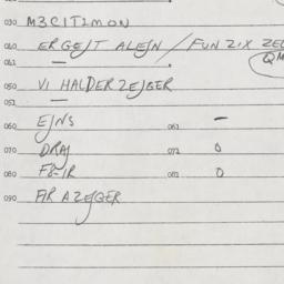 Eastern questionnaire, answ...