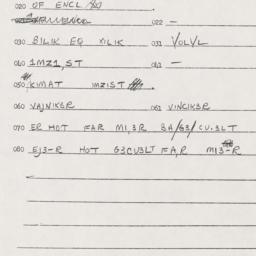 Eastern questionnaire, answ...