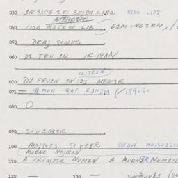 Eastern questionnaire, answ...