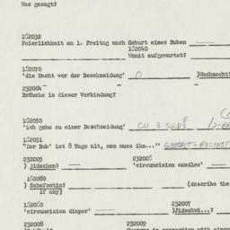 Western questionnaire, answ...