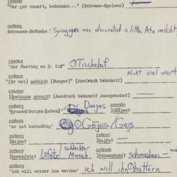 Western questionnaire, answ...