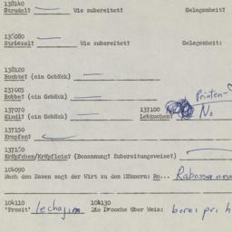 Western questionnaire, answ...