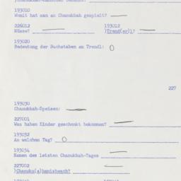 Western questionnaire, answ...