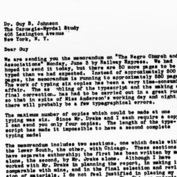 Letter from Allison Davis t...