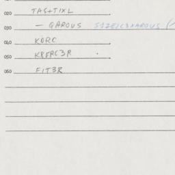 Eastern questionnaire, answ...