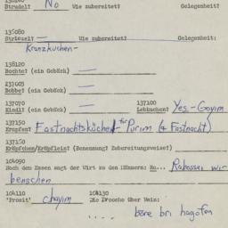 Western questionnaire, answ...
