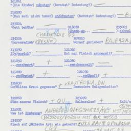 Western questionnaire, answ...