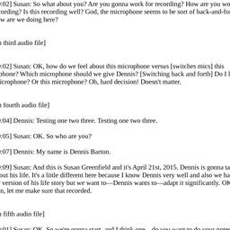 Oral history interview with...
